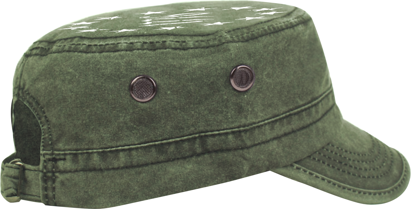 1776 Military Cap – “We The People” | Adjustable Washed Cotton Hat | Unique Design (U.S. Patent Pending)