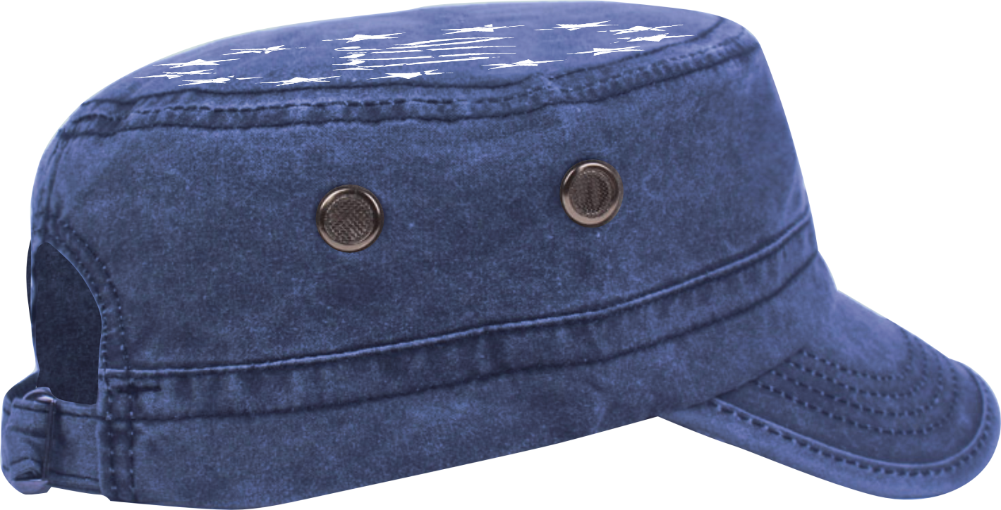 1776 Military Cap – “We The People” | Adjustable Washed Cotton Hat | Unique Design (U.S. Patent Pending)