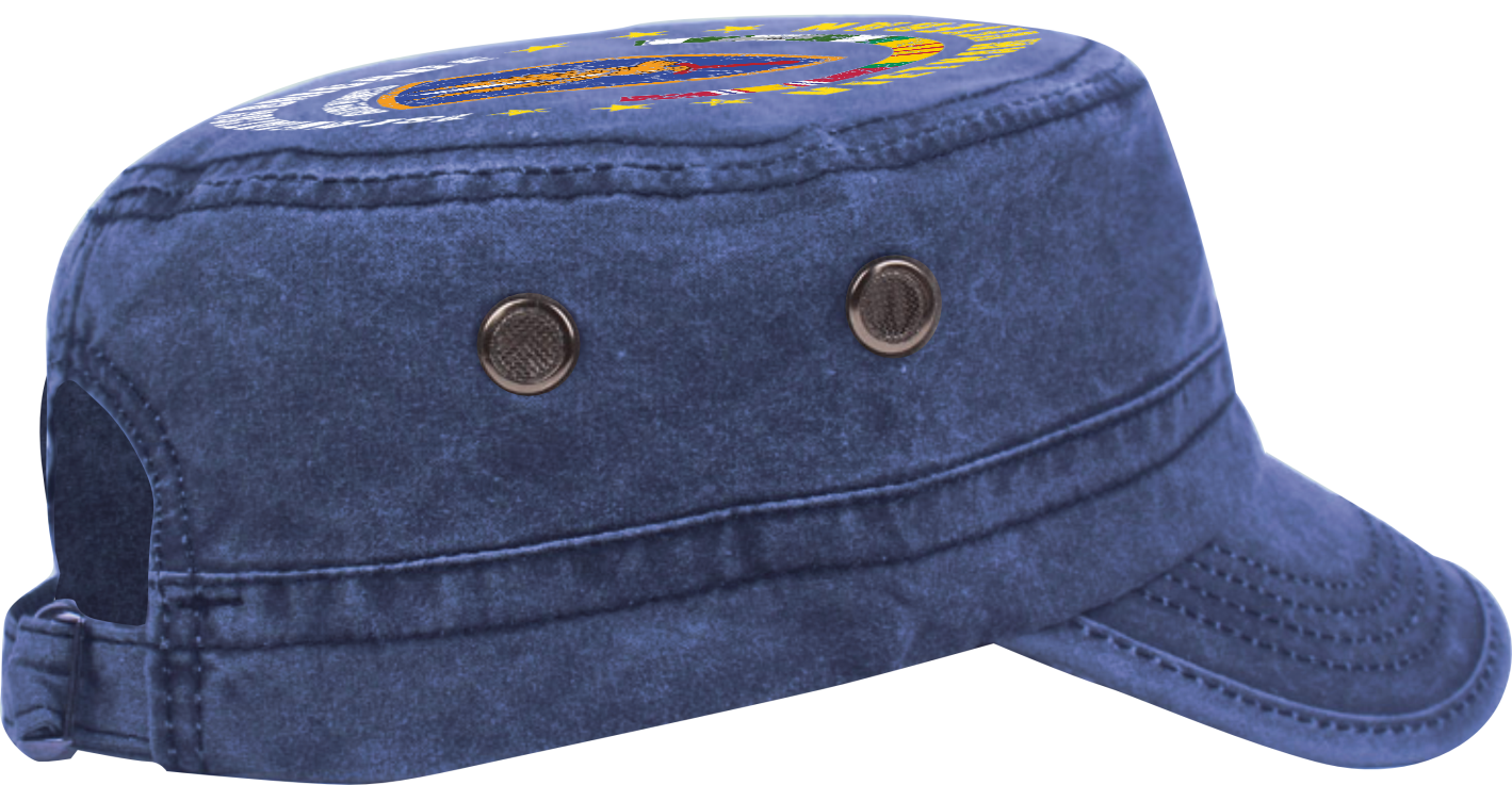 Vietnam Veteran Military Cap - 1st Aviation Brigade | Adjustable Washed Cotton Hat | Unique Design (U.S. Patent Pending)