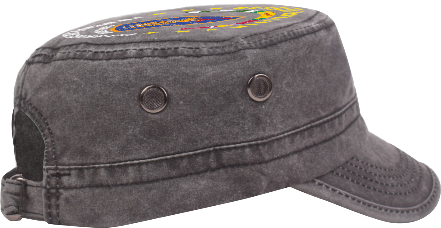 Vietnam Veteran Military Cap - 1st Aviation Brigade | Adjustable Washed Cotton Hat | Unique Design (U.S. Patent Pending)