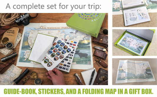 The COLOR Book 2026 with sticker National Parks