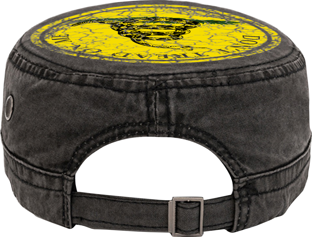 Don't Tread on Me. Gadsden Flag. Patriotic Military Cap. Adjustable Washed Cotton Hat