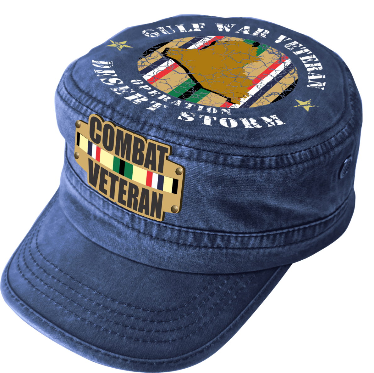 Combat Veteran Hat – Desert Storm Military Cap