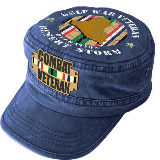 Combat Veteran Hat – Desert Storm Military Cap