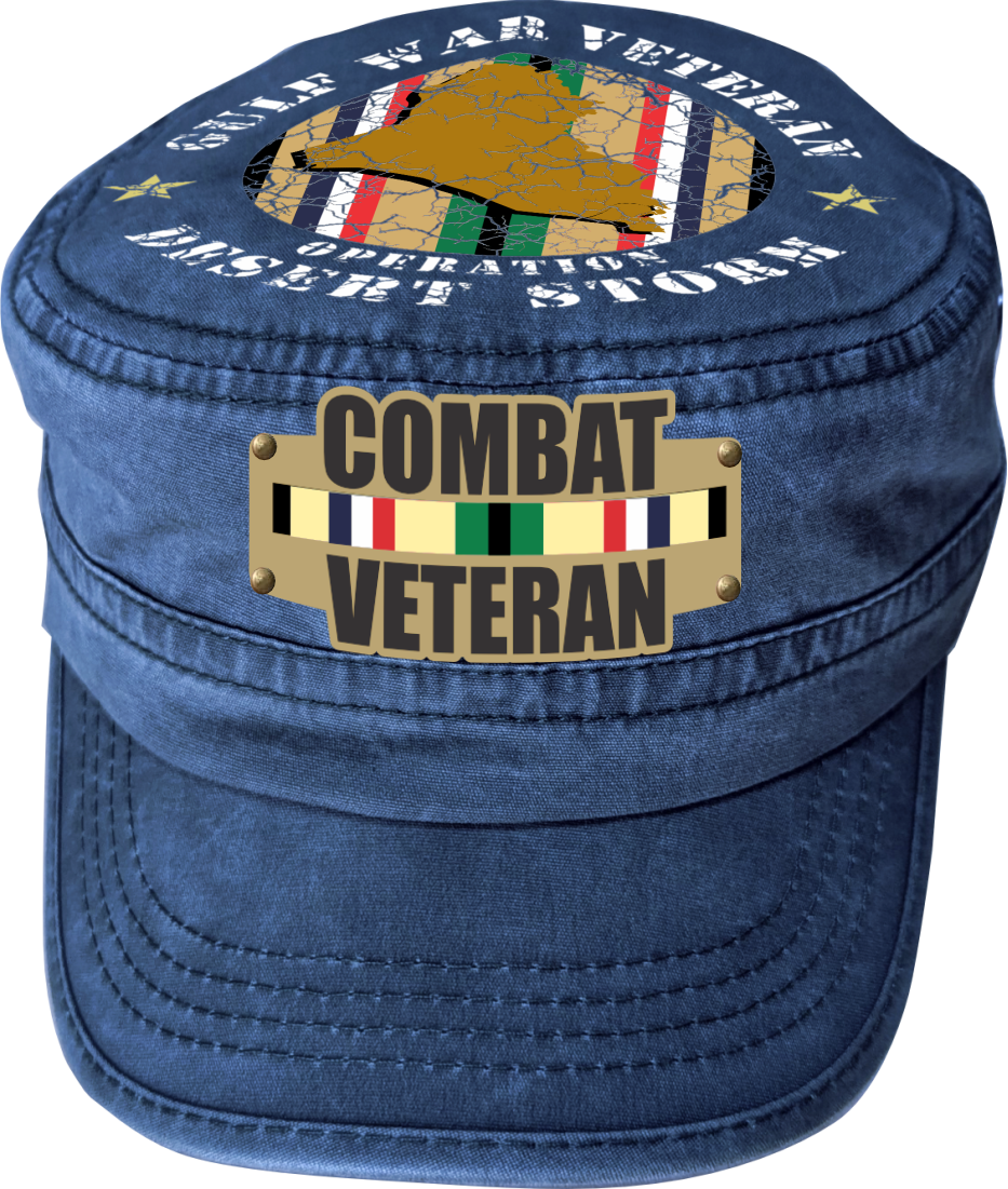 Combat Veteran Hat – Desert Storm Military Cap
