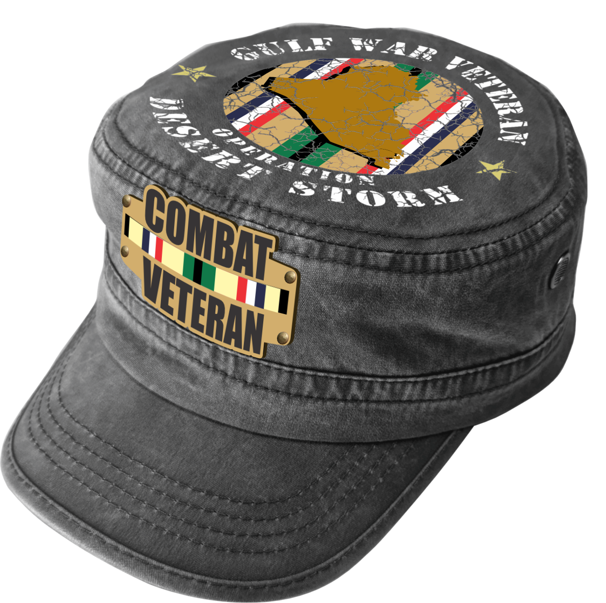Combat Veteran Hat – Desert Storm Military Cap