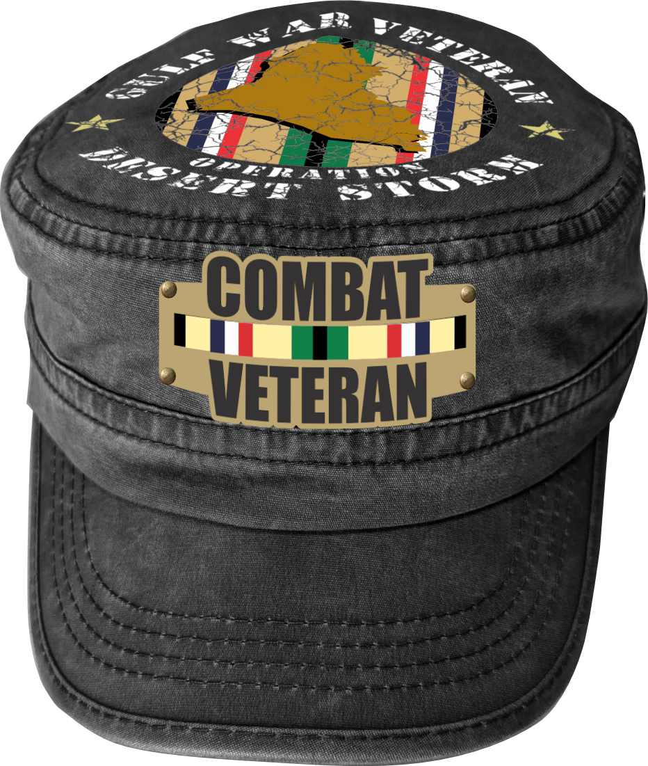 Combat Veteran Hat – Desert Storm Military Cap