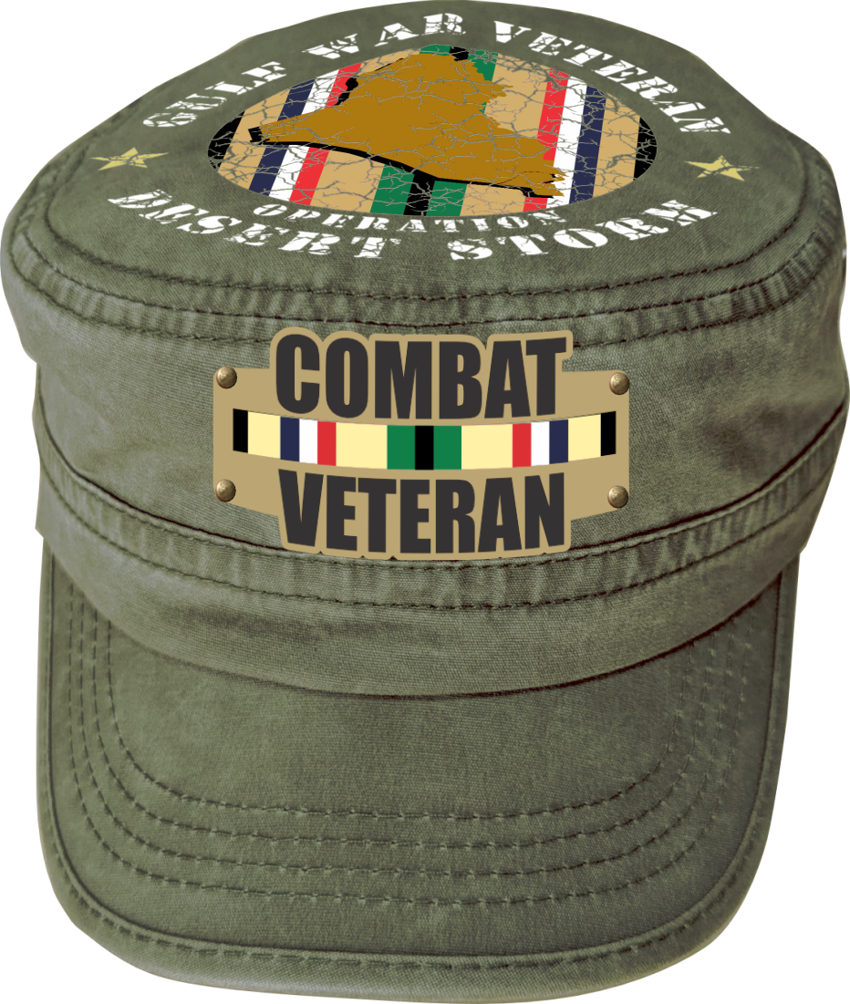 Combat Veteran Hat – Desert Storm Military Cap